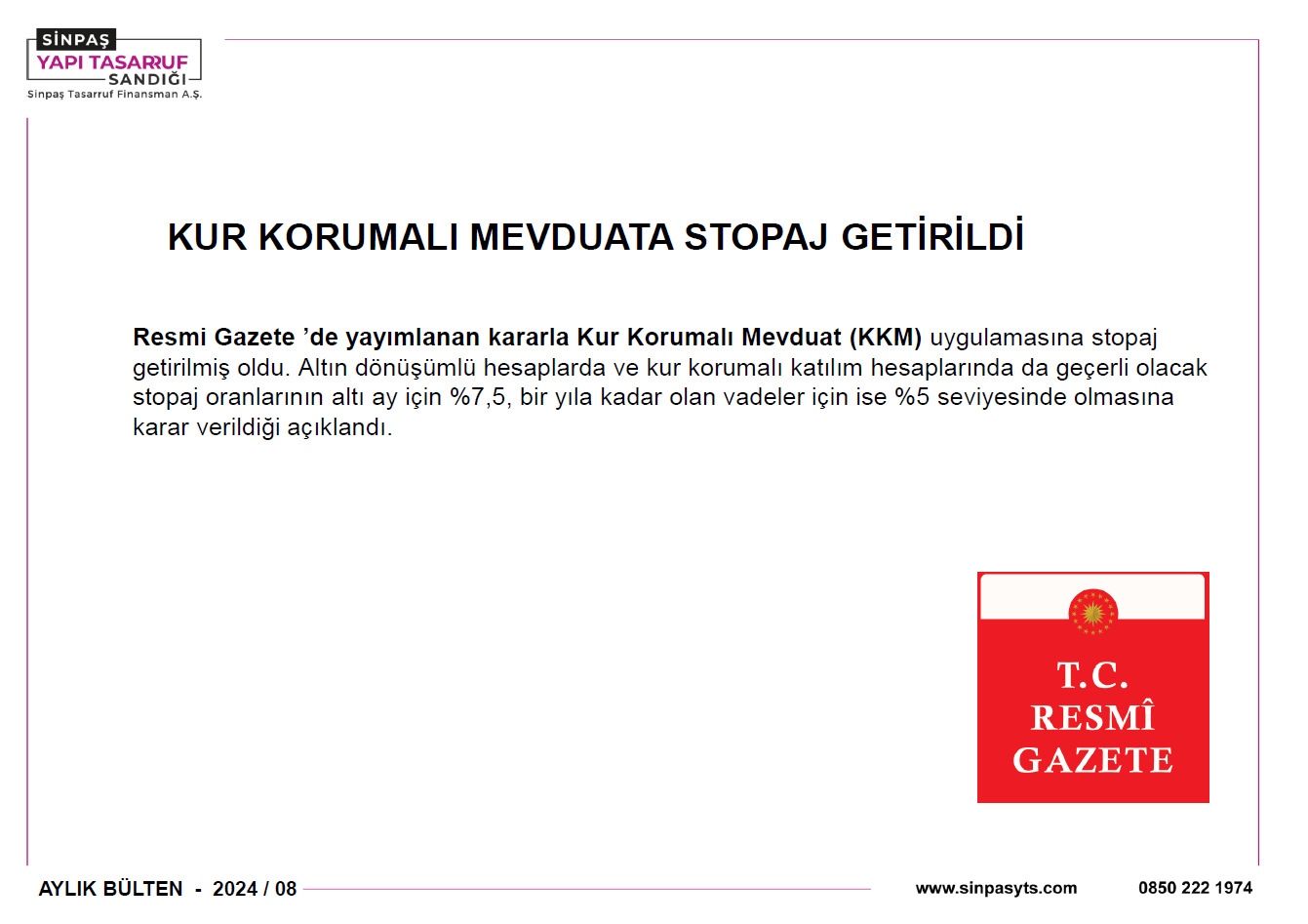 Ağustos Ayı Bülteni