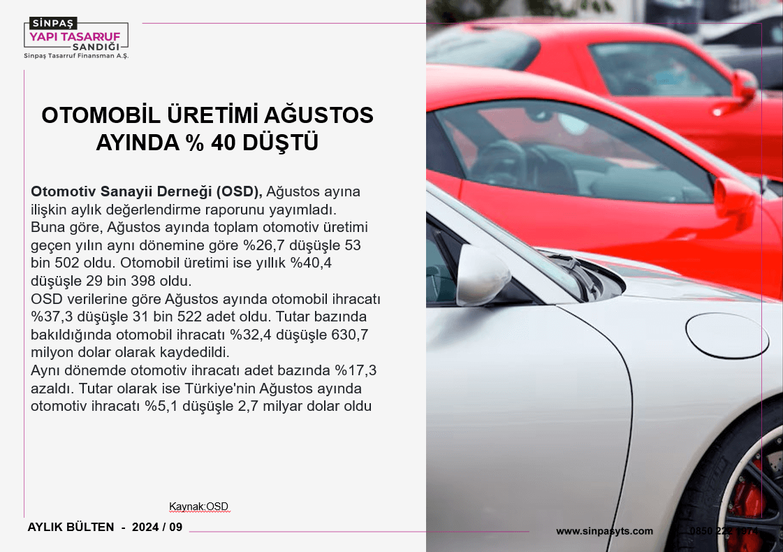 Eylül Ayı Bülteni