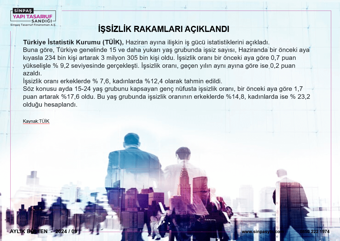 Eylül Ayı Bülteni