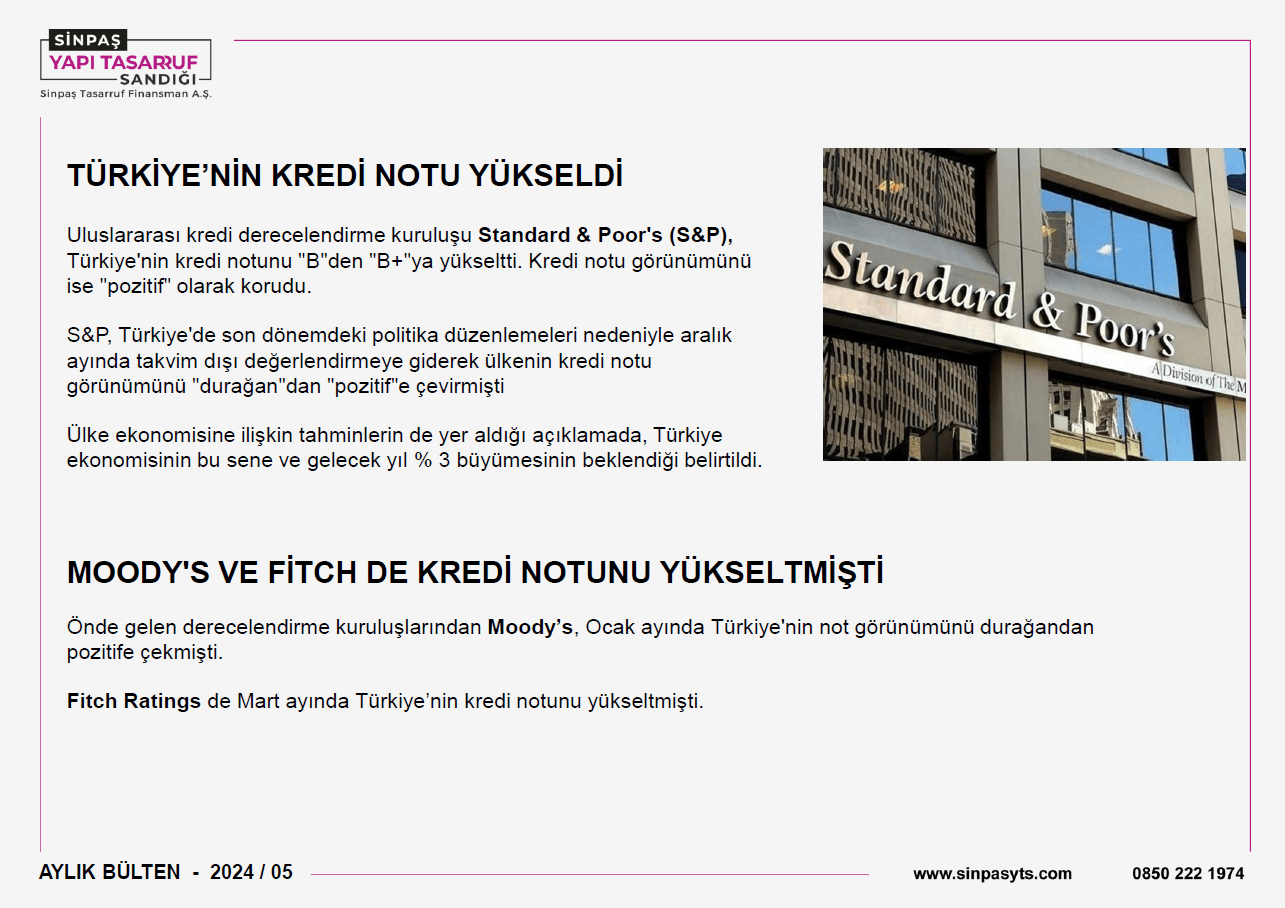 Mayıs Ayı Bülteni